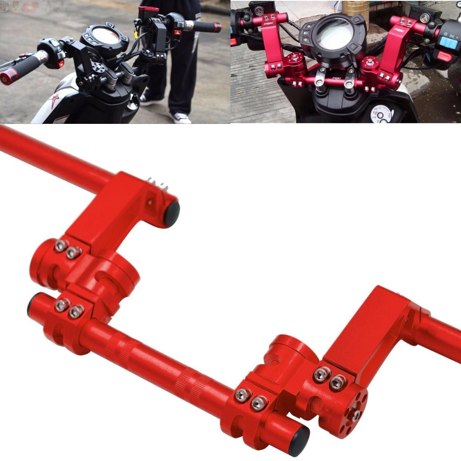 Üniversal Gidon Alüminyum Cnc Gövde 360° Ayarlanabilir Scooter Motosiklet Uyumlu Dayanıklı Ve  Hafif