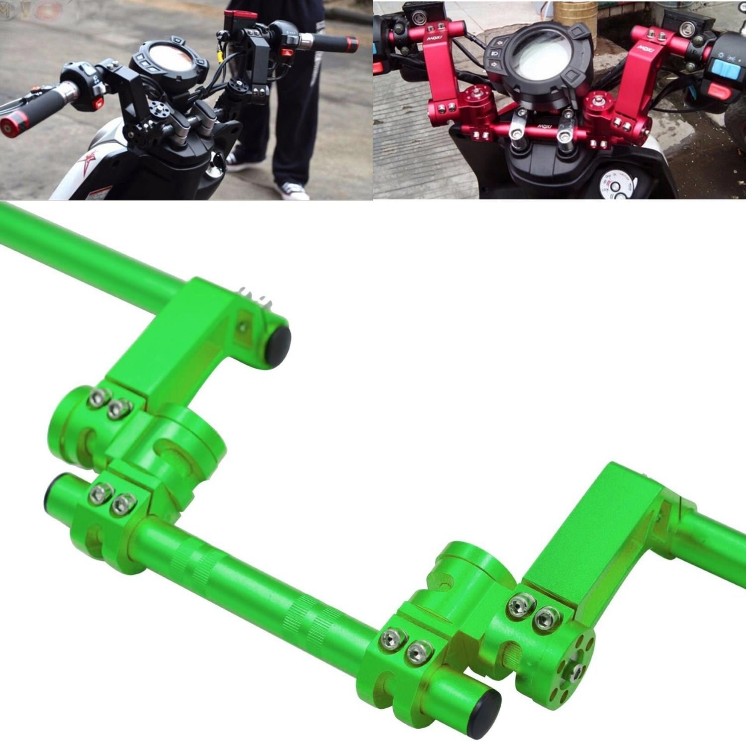 Üniversal Gidon Alüminyum Cnc Gövde 360° Ayarlanabilir Scooter Motosiklet Uyumlu Dayanıklı Ve  Hafif