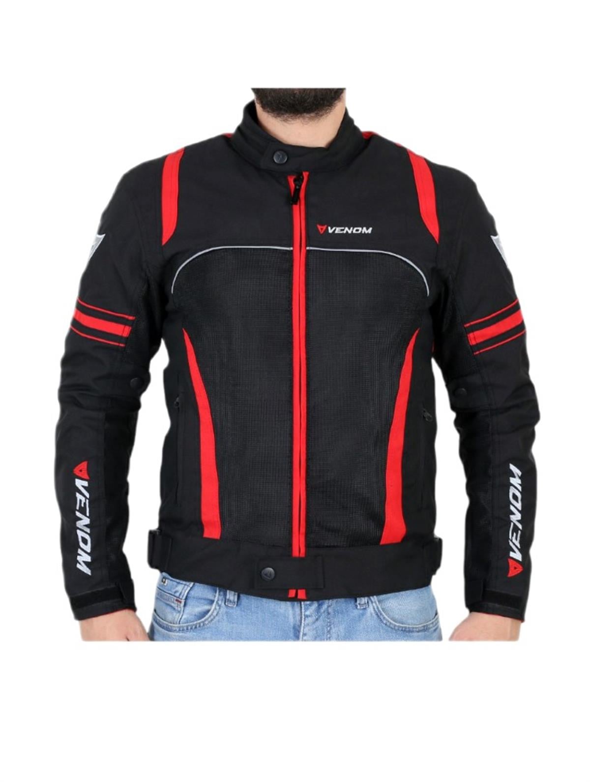 VENOM CEKET SPIN SİYAH-KIRMIZI / L