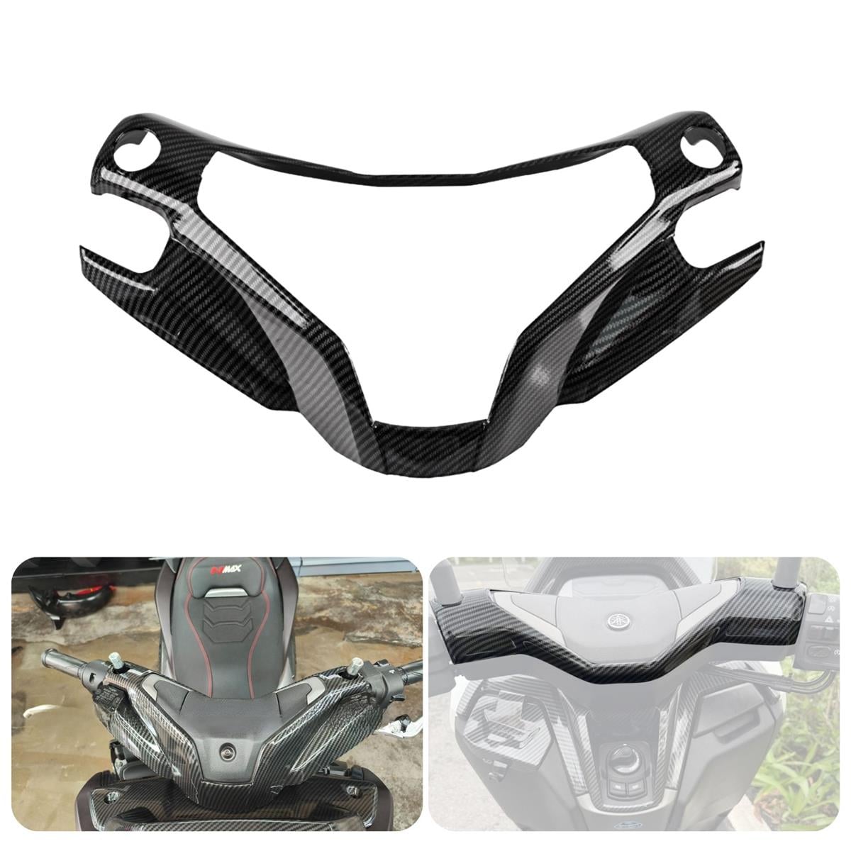 Yamaha NMAX 2025 Gidon Üst Panel / Direksiyon Üstü Karbon
