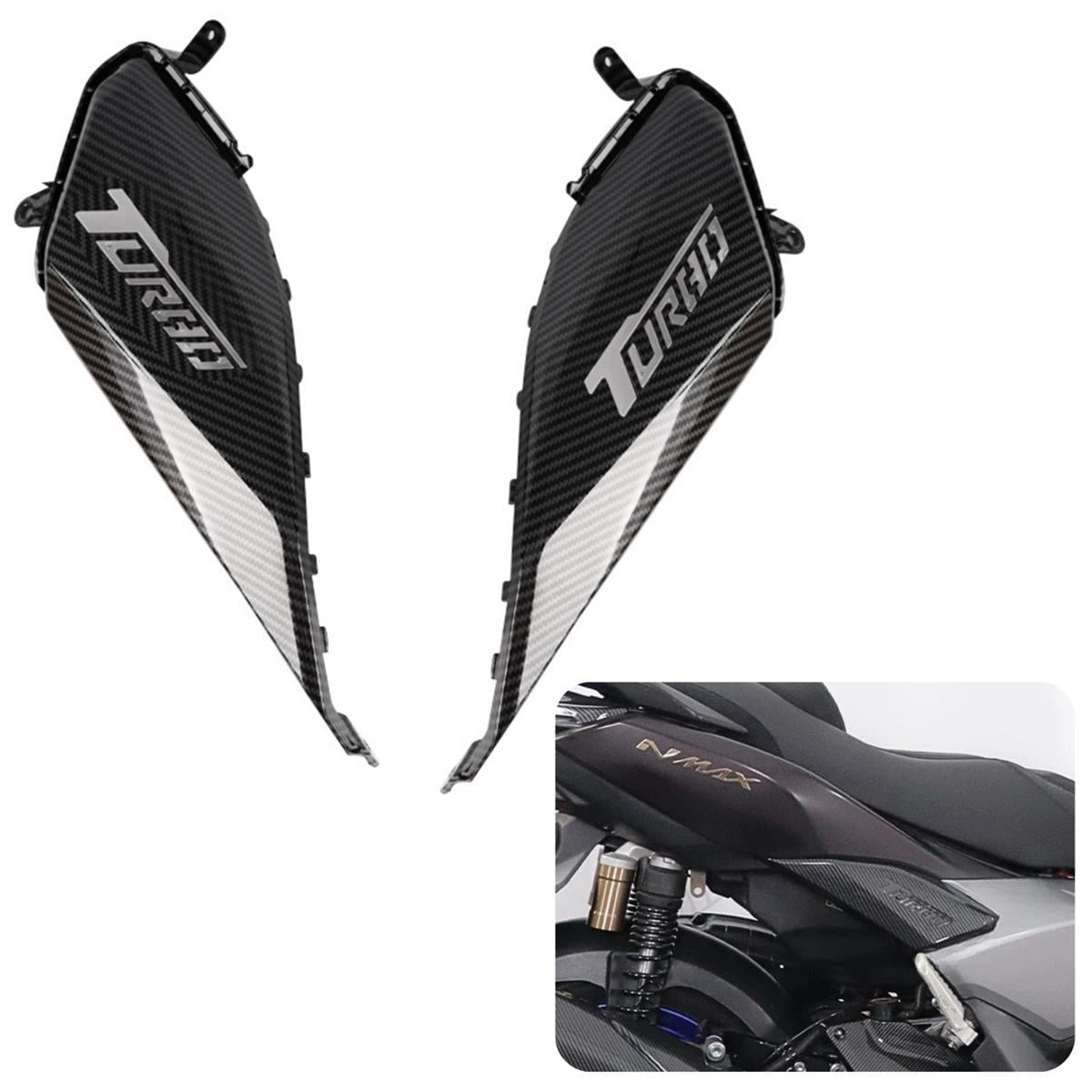 Yamaha NMAX 2025 Sol ve Sağ Küçük Yan Kapak Karbon