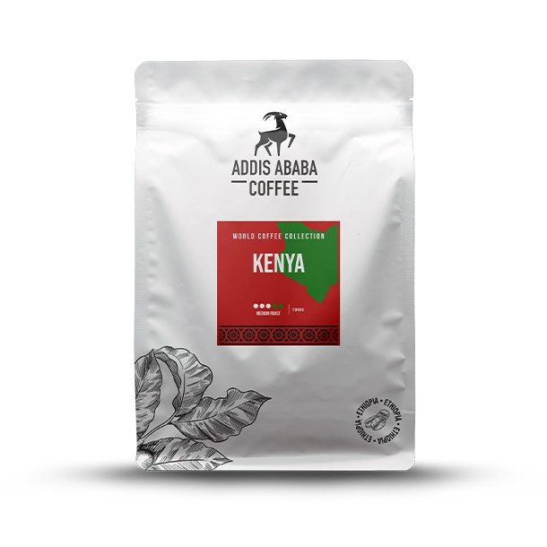 Addis Ababa Coffee - Dünya  Kahvesi - Arabica - Kenya - 1000 Gr. 