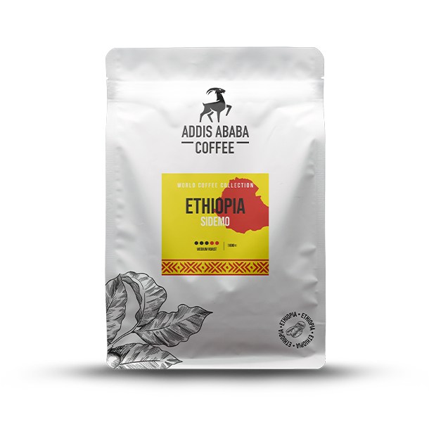 Addis Ababa Coffee - Dünya  Kahvesi - Arabica - Etiyopya Sidamo - 1000 Gr. 