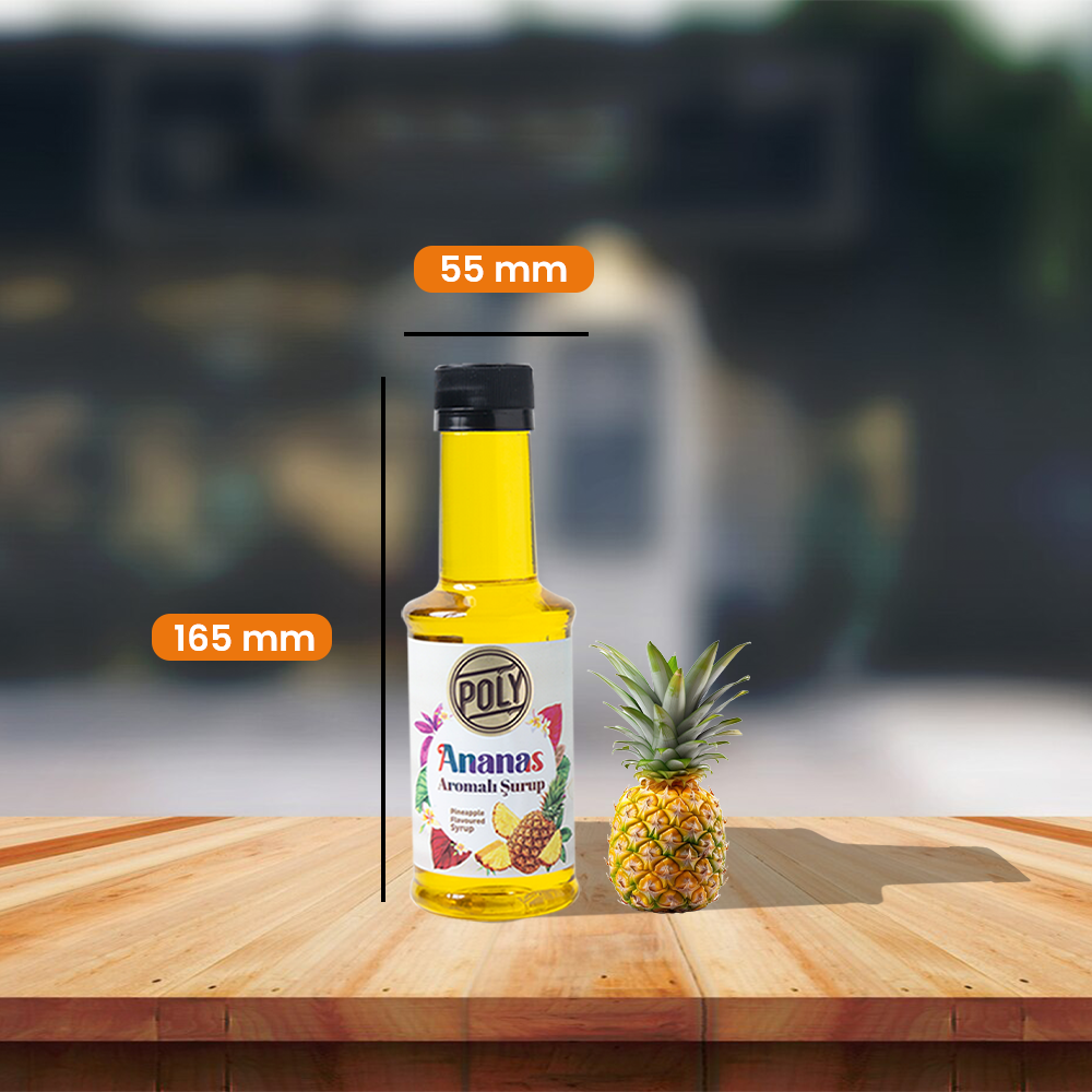 Pineapple Flavored Coffee Syrup 200 Ml.
