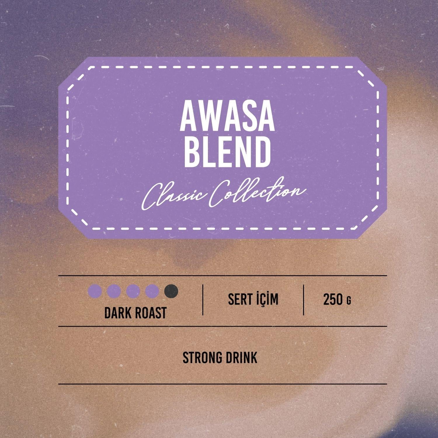 Awasa Blend Kavrulmuş Çekirdek Kahve 250 Gr