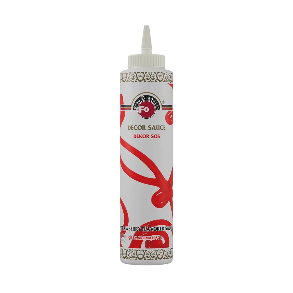 Çilek Aromalı Dekor Sos