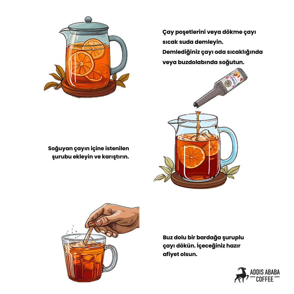 Strawberry Flavored Coffee Syrup 200 Ml.