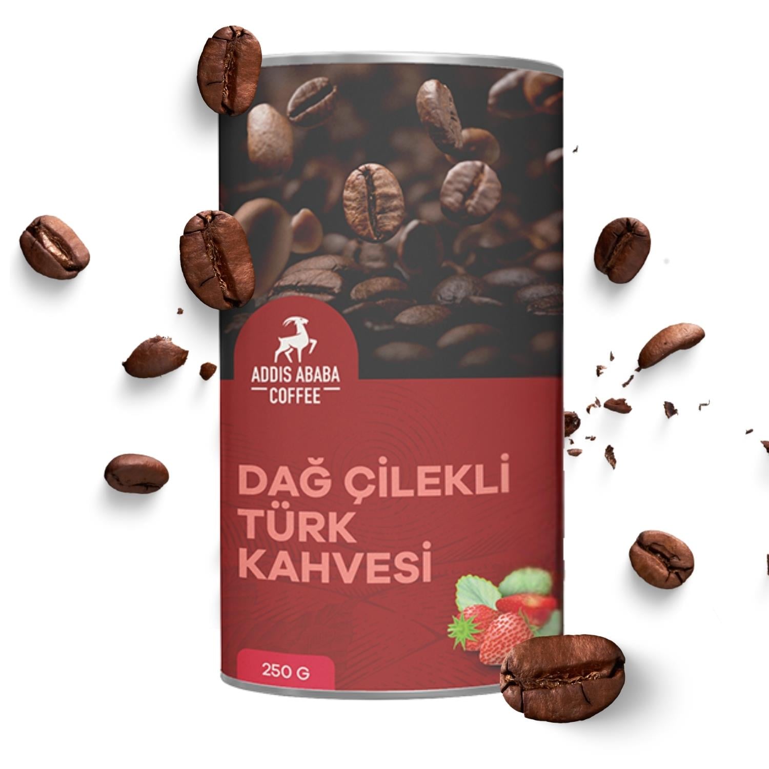 Dağ Çilekli Türk Kahvesi 250 Gr.