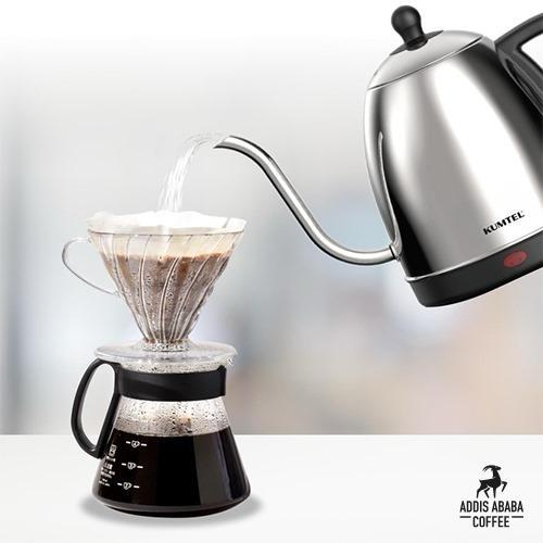 Elektrikli Kahve Demleme Su Isıtıcı Gooseneck Drip Kettle (1L)