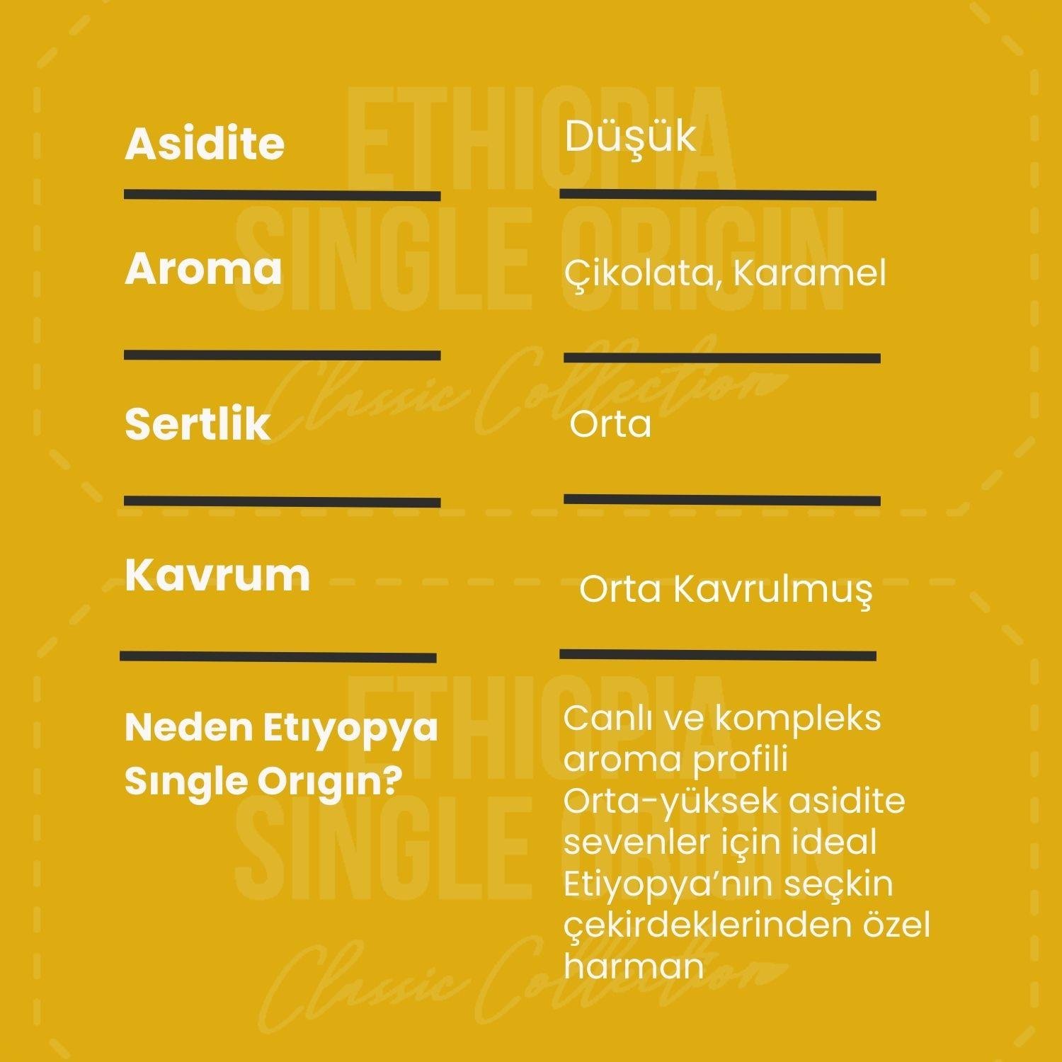 Etiyopya Single Origin 250 Gr. V60 Dripper