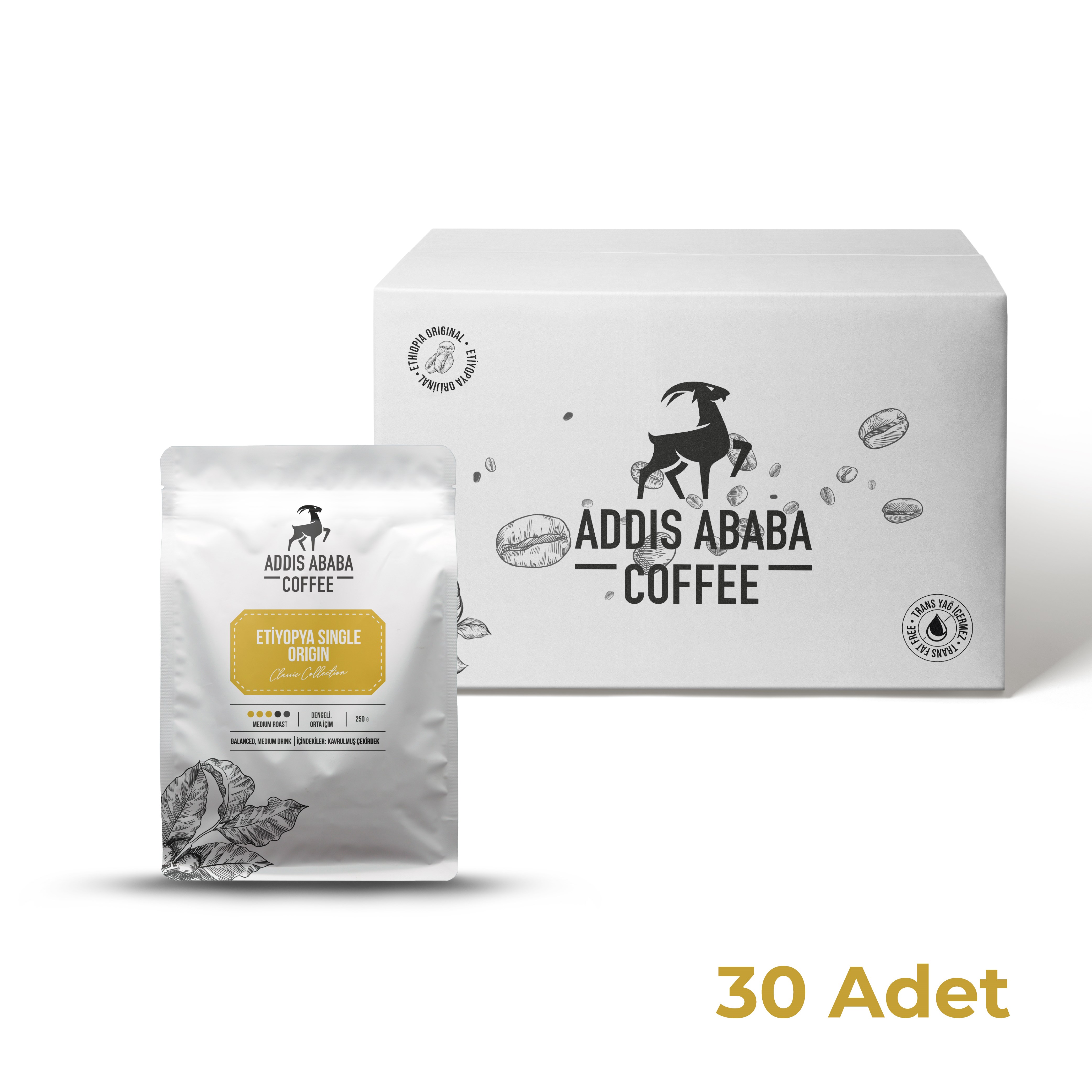 Etiyopya Single Origin (30x250) 7.5 kg