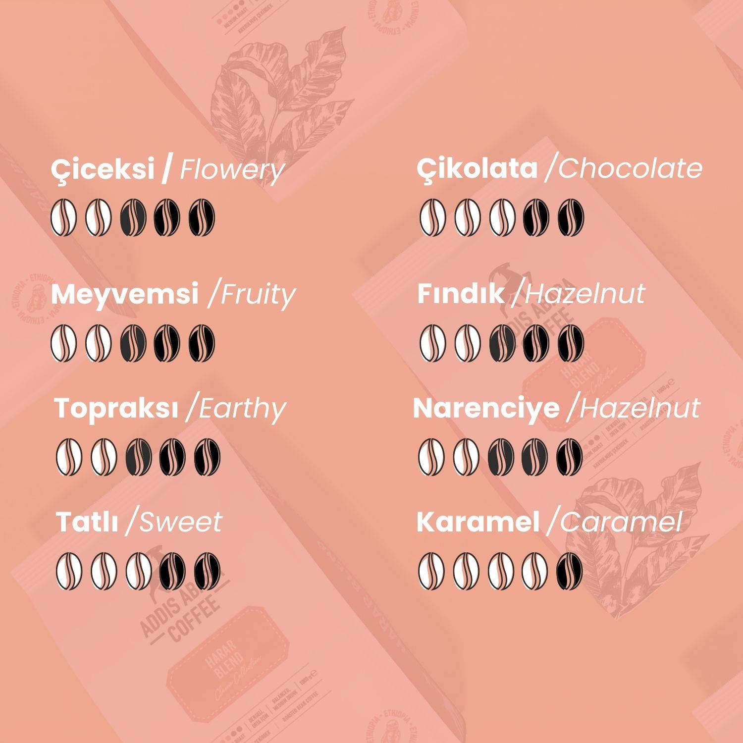 Harar Blend 250 Gr. V60 Dripper