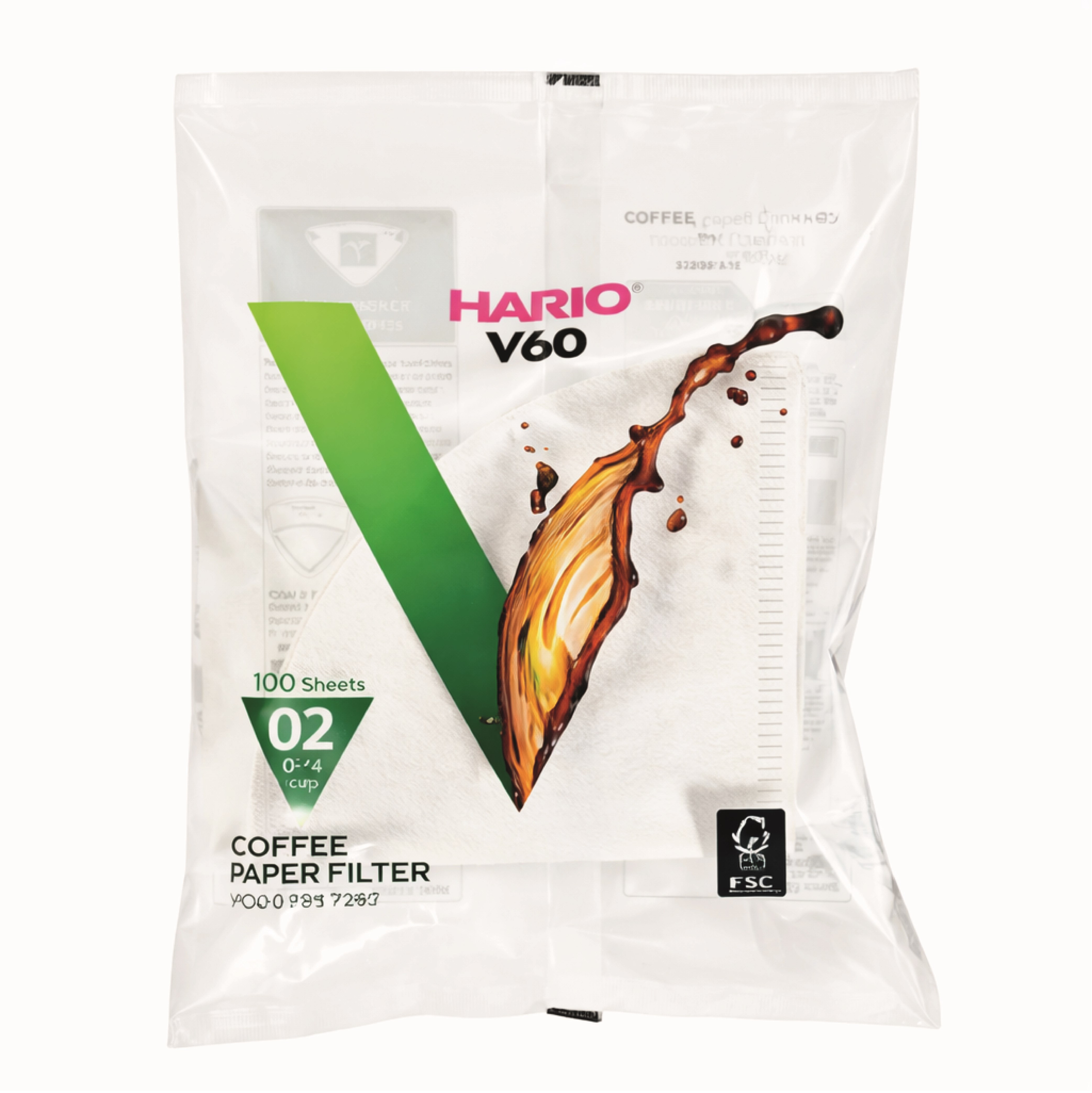 Hario V60 02 Dripper Filtresi (100 adet)