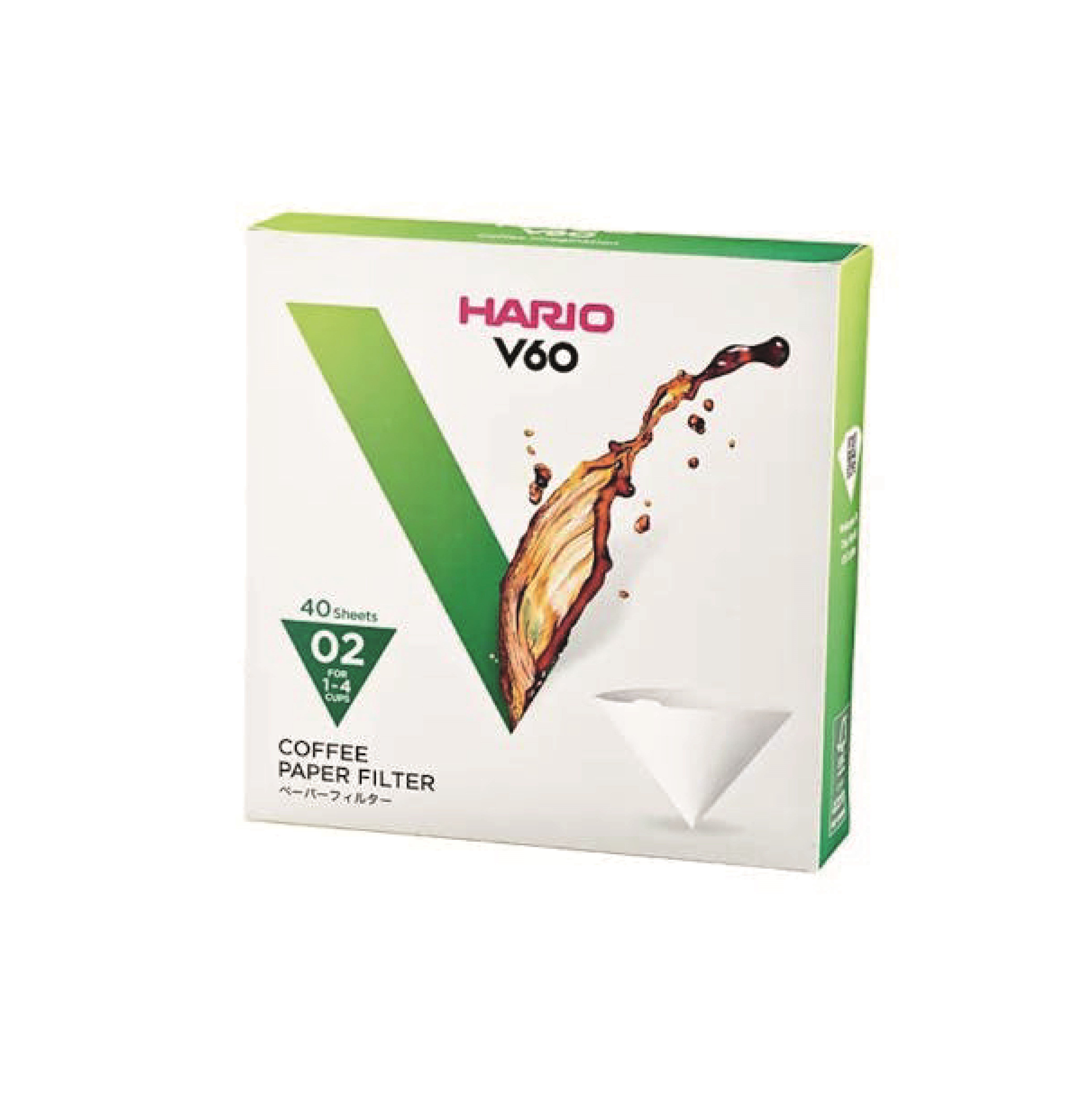 Hario V60 02 Dripper Filtresi (40 Adet)