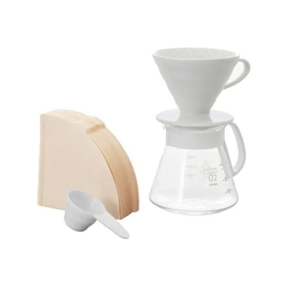 Hario V60 02 Seramik Kahve Demleme Seti 