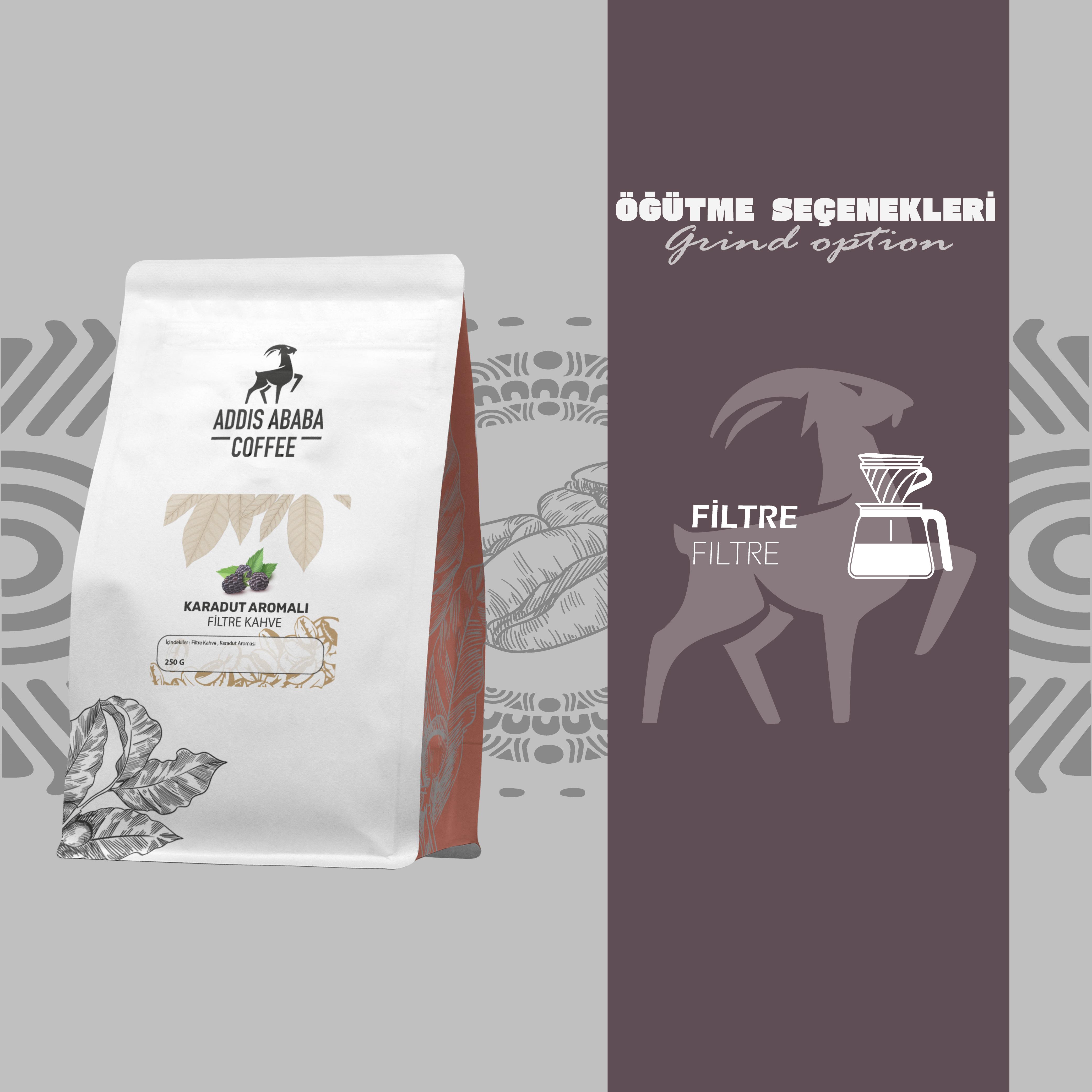 Black Mulberry Filter Coffee 250 Gr - Addis Ababa Coffee