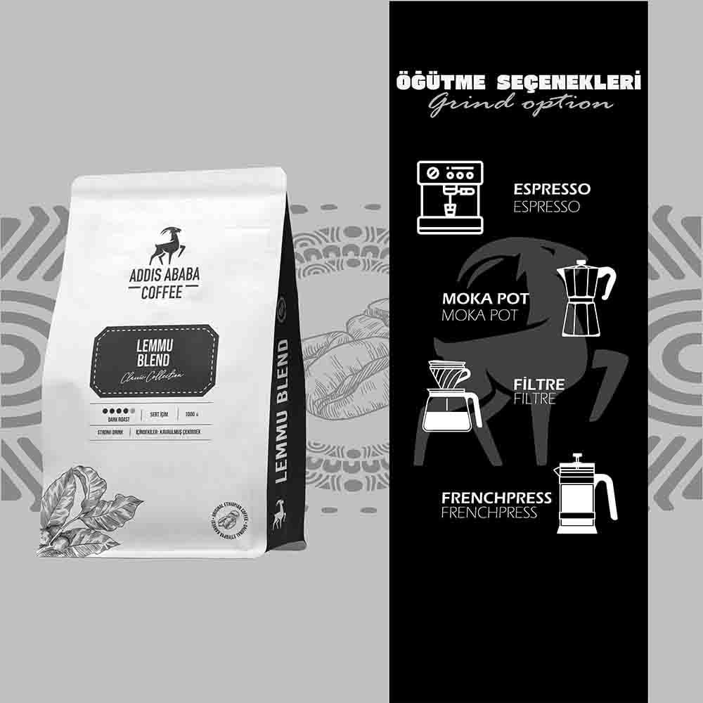 Lemmu Blend Bean Coffee 1000 Gr