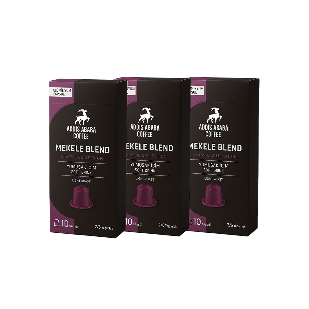 Mekele Blend Kapsül Kahve 30lu ( Nespresso Uyumlu Alüminyum Kapsül Kahve )