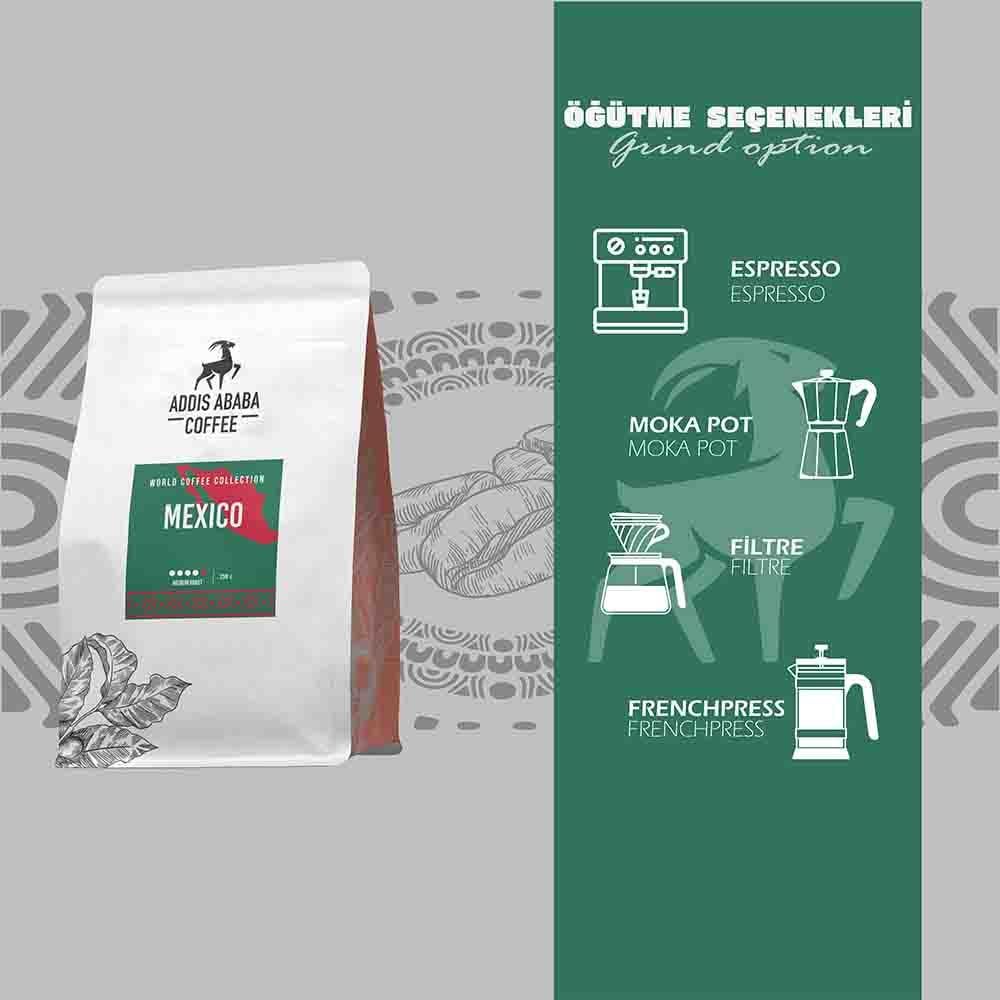 Mexico Çekirdek Kahve 250 Gr