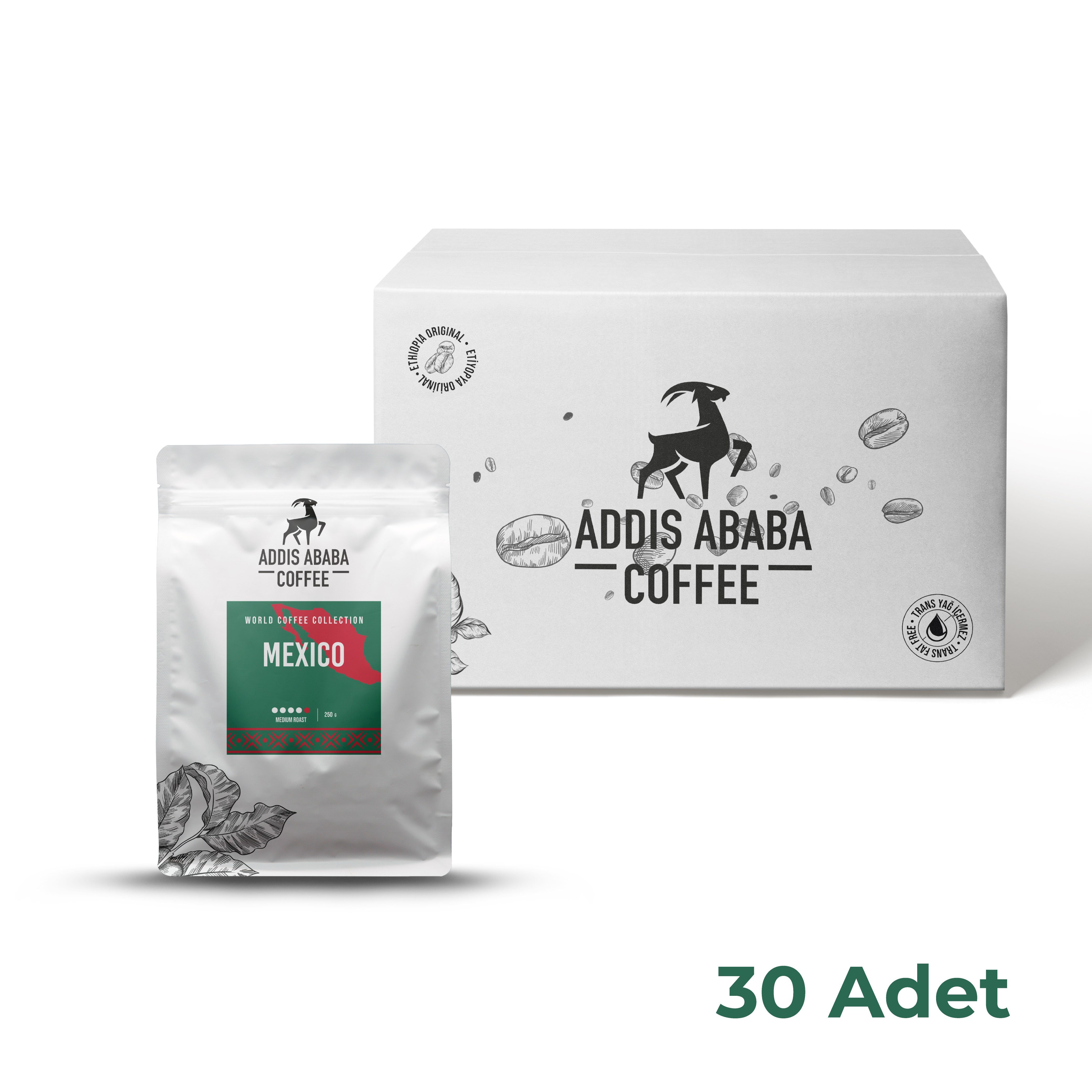 Mexico Çekirdek Kahve (30x250) 7.5 kg
