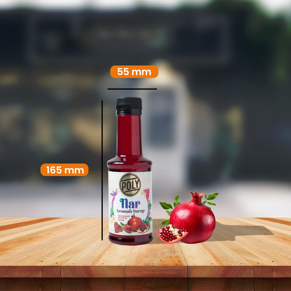 Pomegranate Flavored Coffee Syrup 200 Ml.
