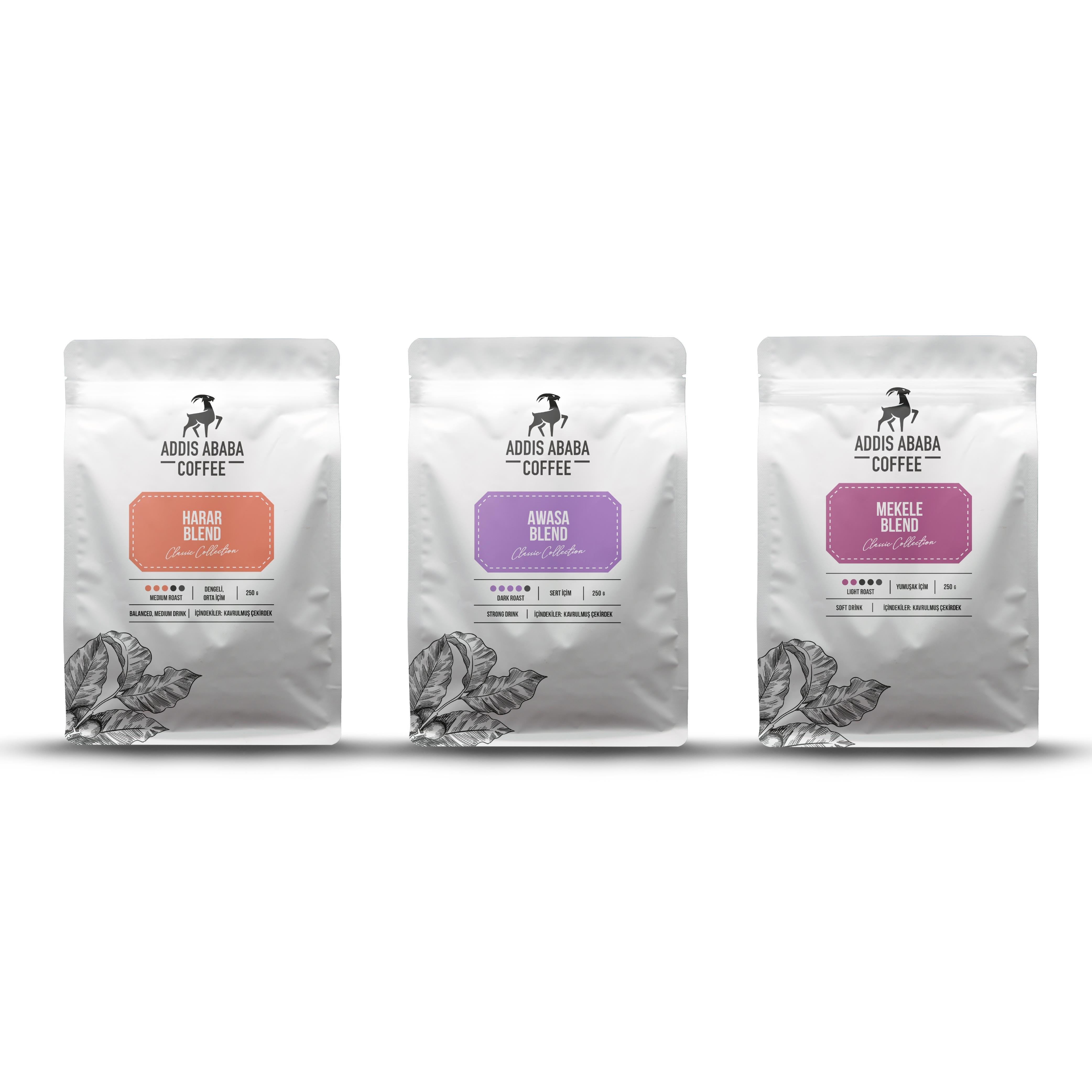 Özel Kavrulmuş 3lü Tanışma Paketi 750 Gr (3x250Gr)