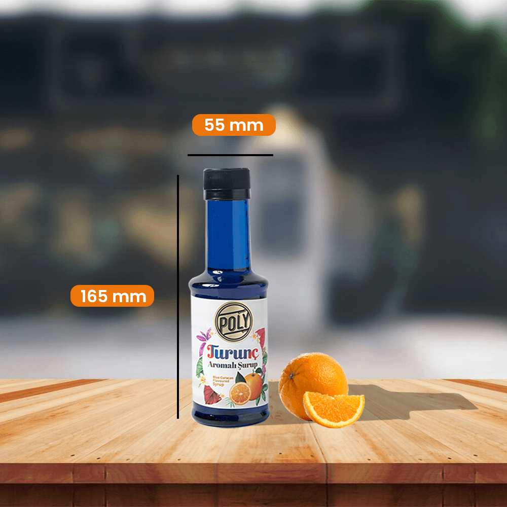 Poly 6lı Turunç Aromalı Kahve Şurubu (6X200 ML.)