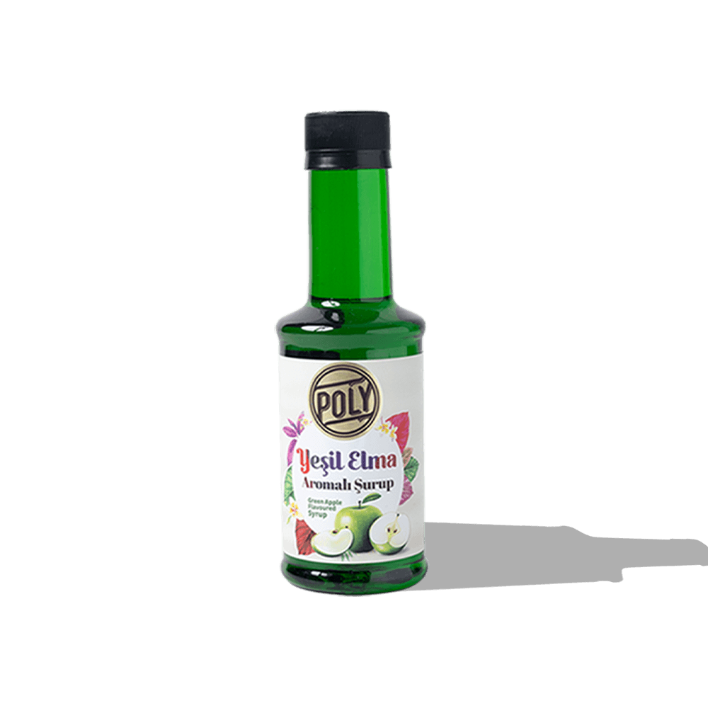 Poly Yeşil Elma Aromalı Kahve Şurubu 200 Ml.