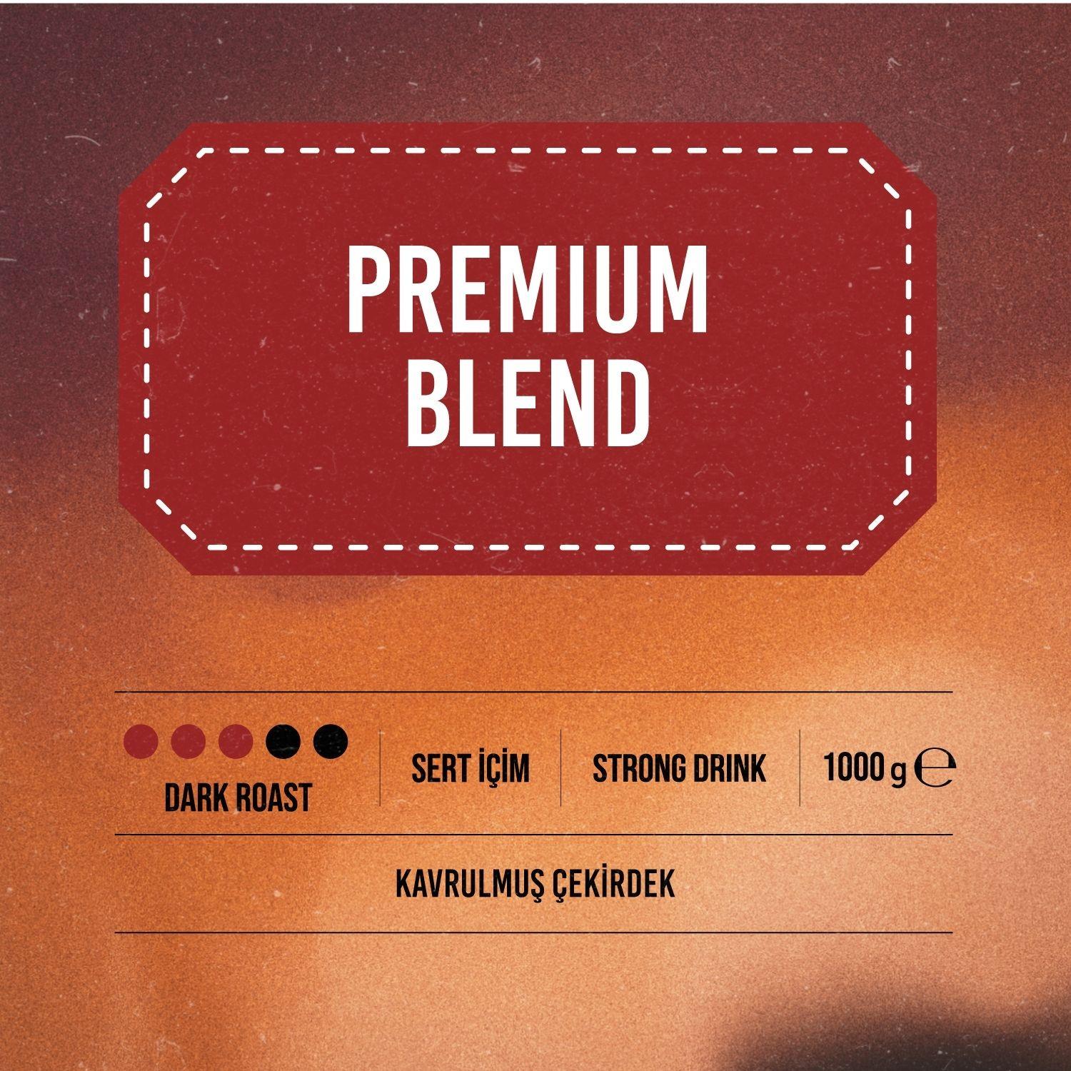 Premium Espresso Blend Çekirdek kahve 1000Gr.