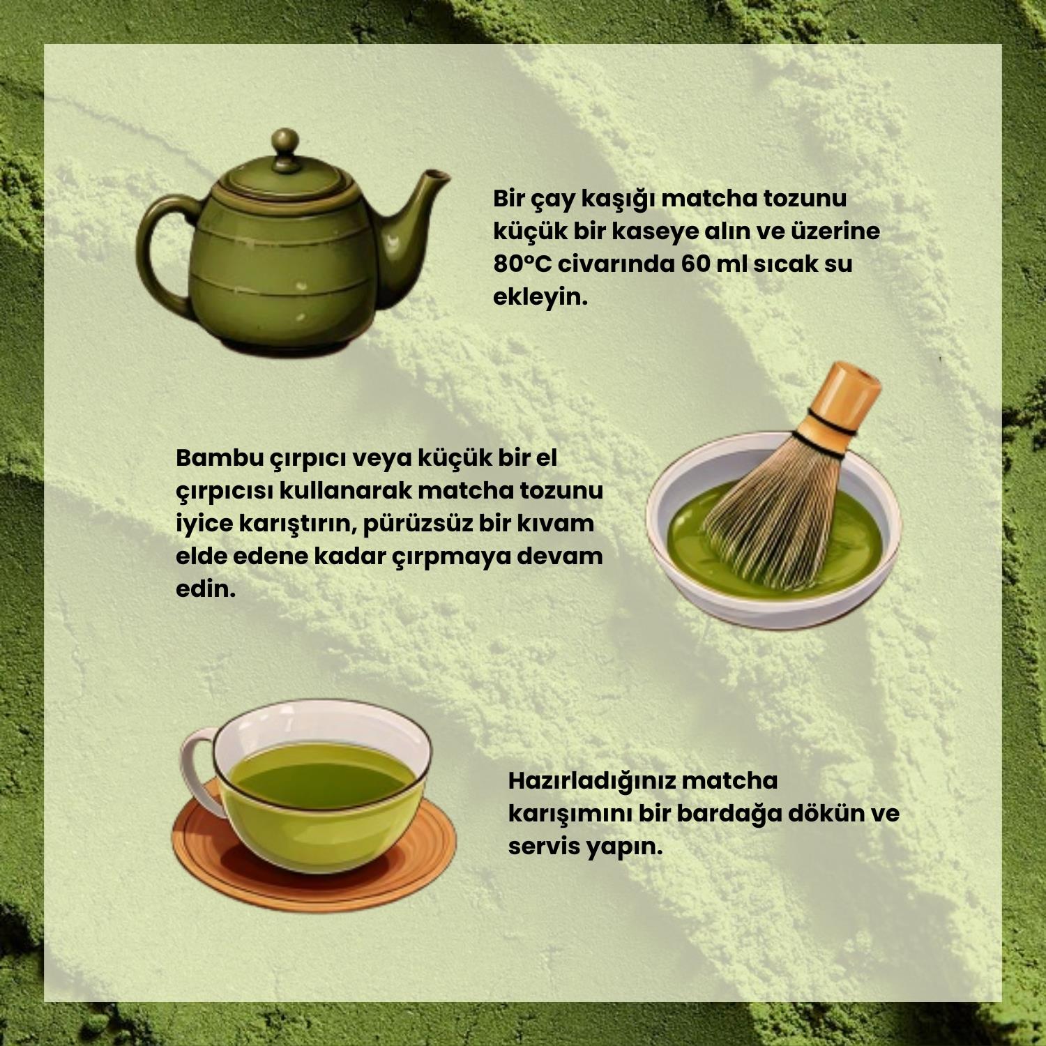 Saf Matcha Çayı 50 Gram
