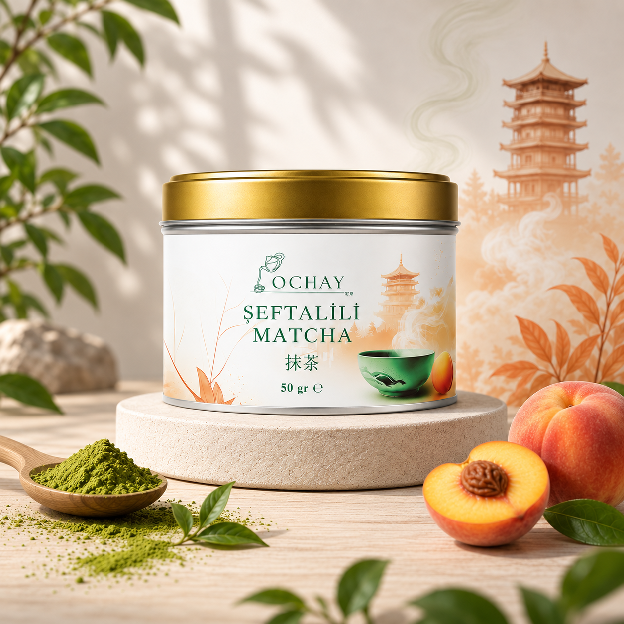 Şeftalili Matcha 50g