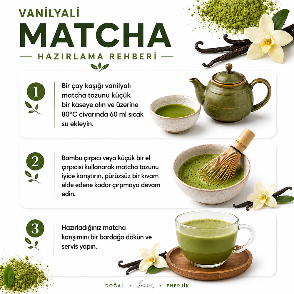 Vanilyalı Matcha 50g