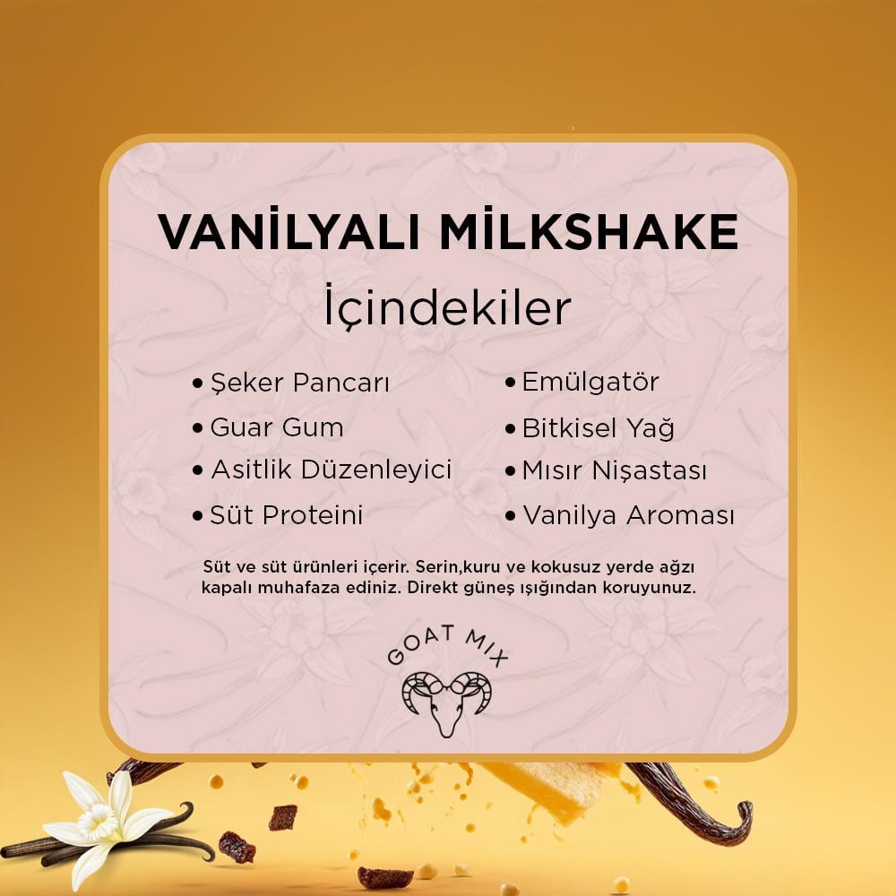 Vanilyalı Milkshake 1000 Gr