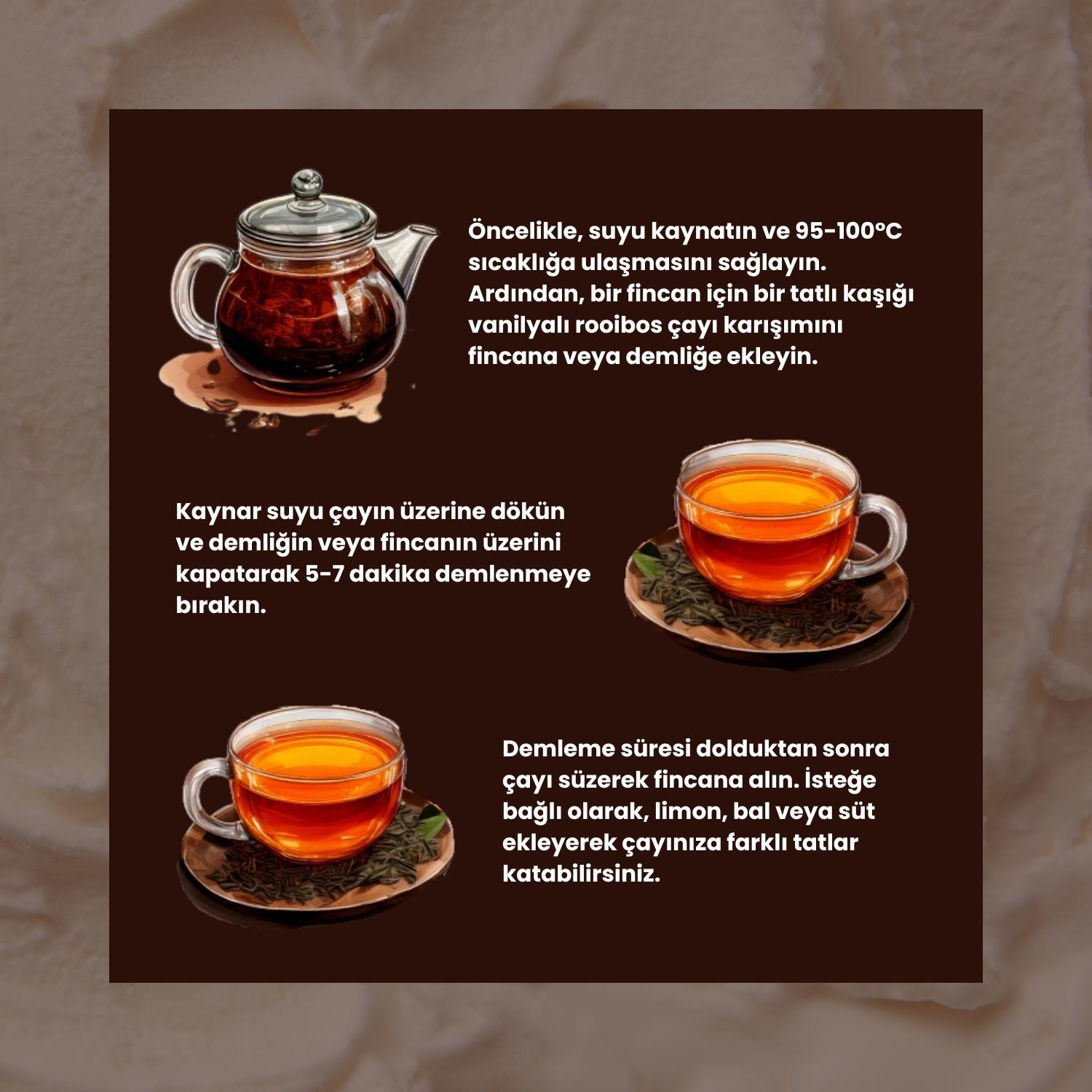 Vanilyalı Rooibos Çayı 50 Gram