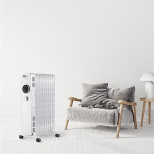 11 Segment White Radiator 