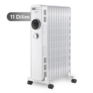 11 Segment White Radiator 