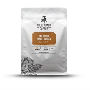 Addis Ababa Coffee - Dünya  Kahvesi - Arabica - Kolombiya Supremo - 1000 Gr. 