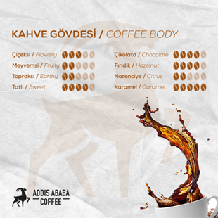 Addis Ababa Coffee - Dünya  Kahvesi - Arabica - Kolombiya Supremo - 250 Gr. ( V60 Hediyeli)