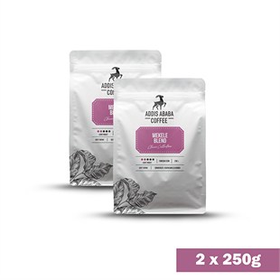 Addis Ababa Coffee - Mekele - Light Roast - Meyvemsi - 250 Gr. X 2 adet (500 gr.)