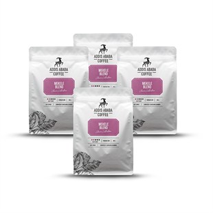 Addis Ababa Coffee - Mekele - Light Roast - Meyvemsi - 250 Gr. X 4 adet (1 kg)