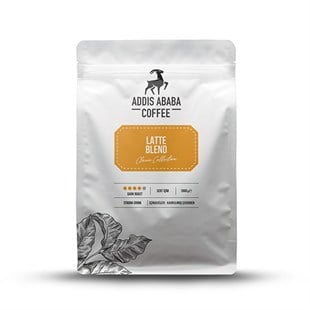 Addis Ababa Coffee - Özel Blend - Latte Blend - Koyu Kavrum - Sütlü Ürünler İçin 1000 Gr.