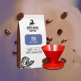 Awasa Blend Coffee and V60 Dripper