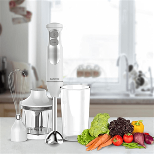 White Hand Blender Set 