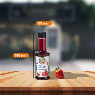 Strawberry Flavored Coffee Syrup 200 Ml.