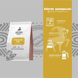 Ethiopia Single Origin Coffee Beans 250 Gr