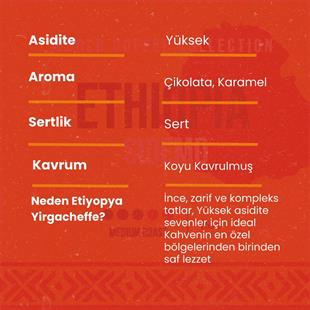 Ethiopia Yirgacheffe Bean Coffee 250 Gr