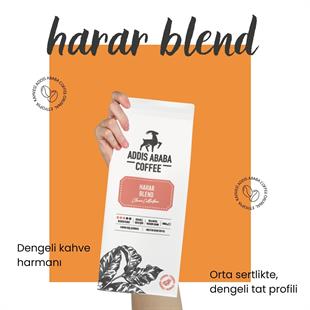 Harar Blend Roasted Coffee Beans 1000 Gr