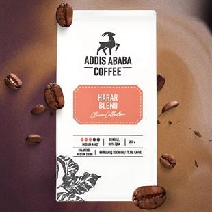 Harar Blend Roasted Coffee Beans 250 Gr