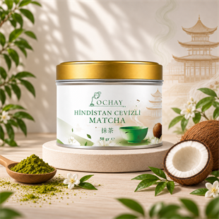 Hindistan Cevizli Matcha (50gr)