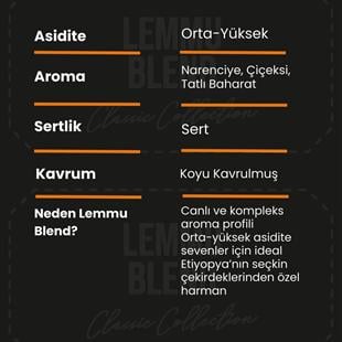 Lemmu Blend Bean Coffee 1000 Gr x 4 pcs.